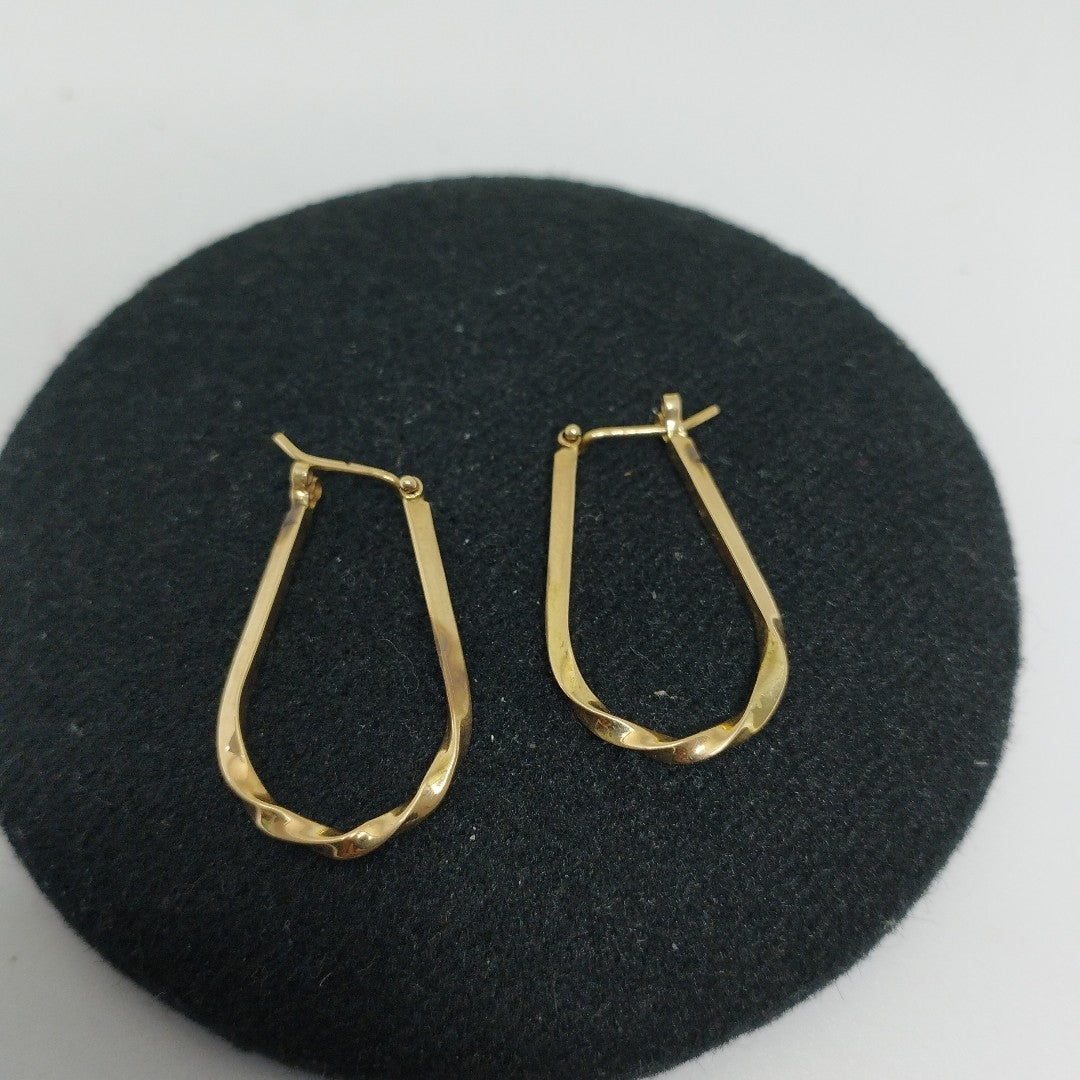 ARRACADAS PAR ORO 14 K 2.6 GRMS (SEMINUEVO)