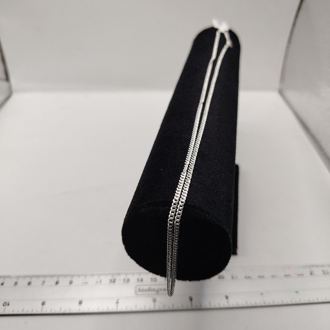 CADENA BARBADA PLATA .925 60 CM 6.63 GR (NUEVO)