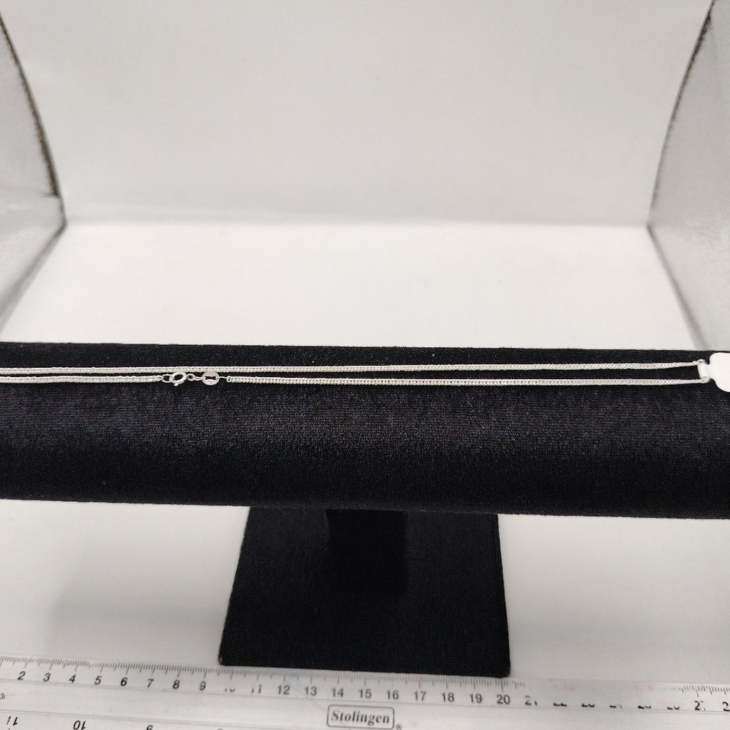CADENA BARBADA PLATA .925 50 CM 4.12 GR (NUEVO)