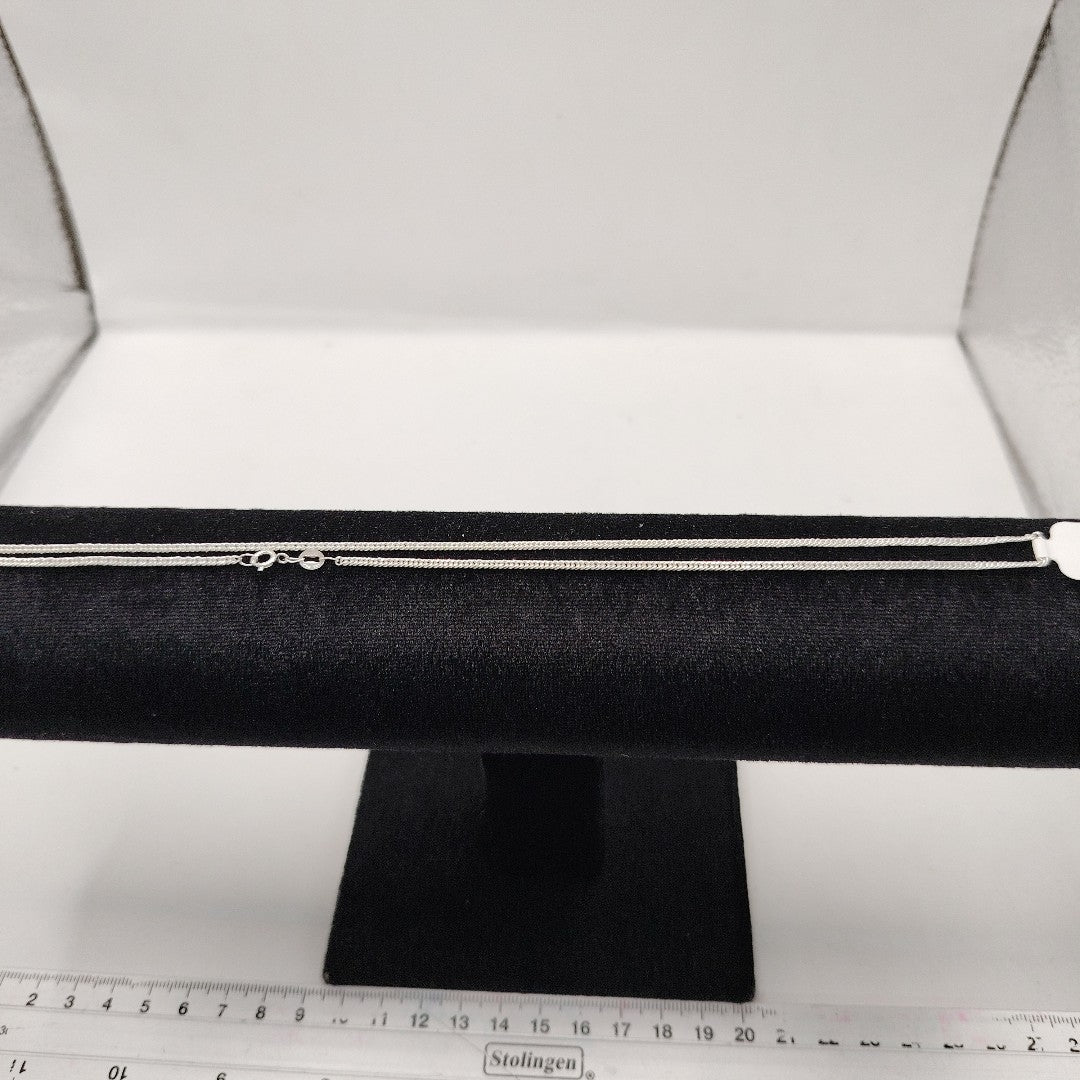 CADENA BARBADA PLATA .925 50 CM 4.12 GR (NUEVO)