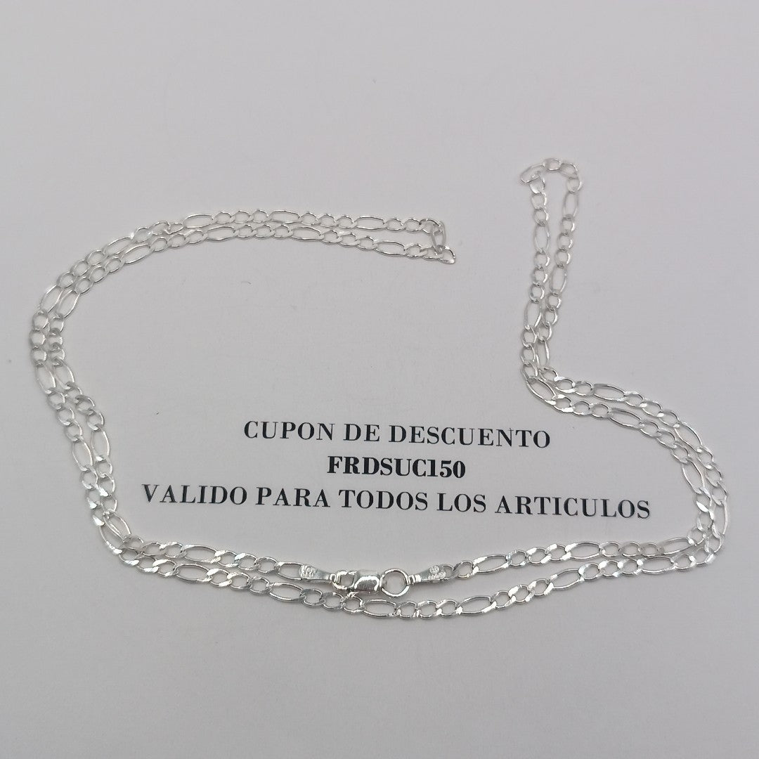 CADENA 3X1 PLATA .925 60 CM 4.82 GR (NUEVO)