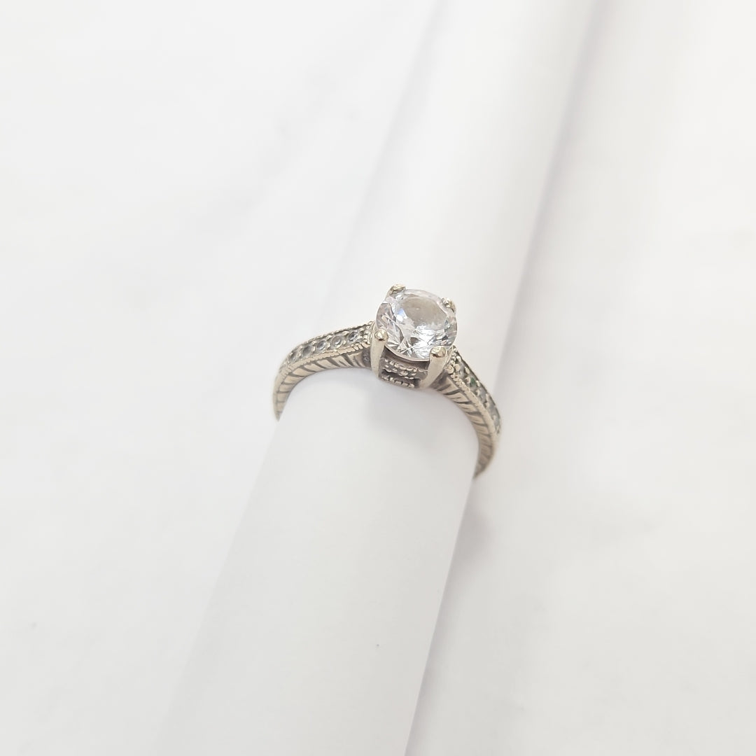 ANILLITO ORO BLANCO 14 K 3,50 GRMS (SEMINUEVO)