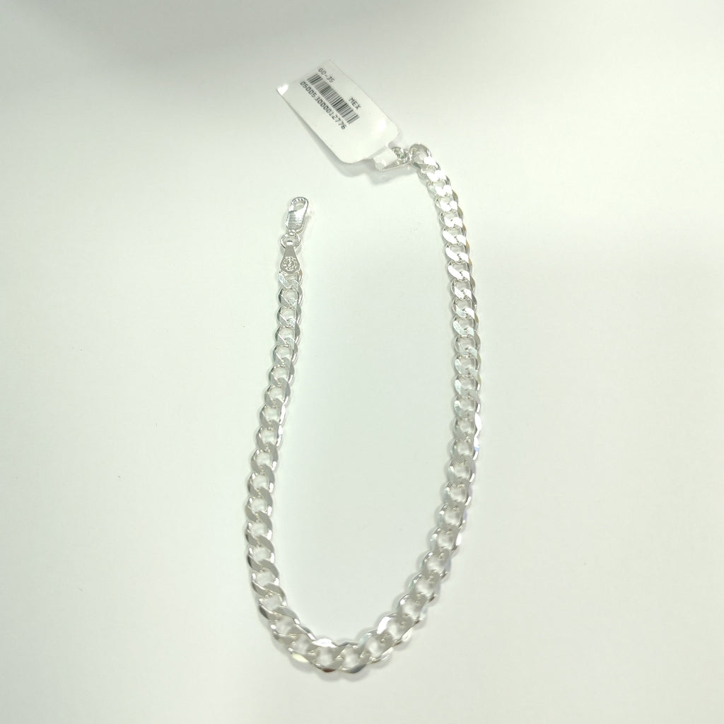 PULSERA BARBADA PLATA .925 21 CM 7.23 GR (NUEVO)