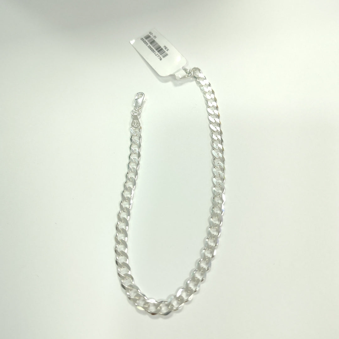 PULSERA BARBADA PLATA .925 21 CM 7.23 GR (NUEVO)