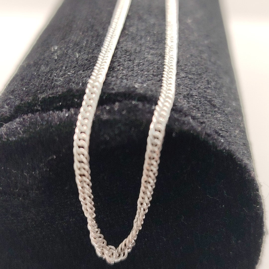 CADENA BARBADA PLATA .925 50 CM 4.12 GR (NUEVO)