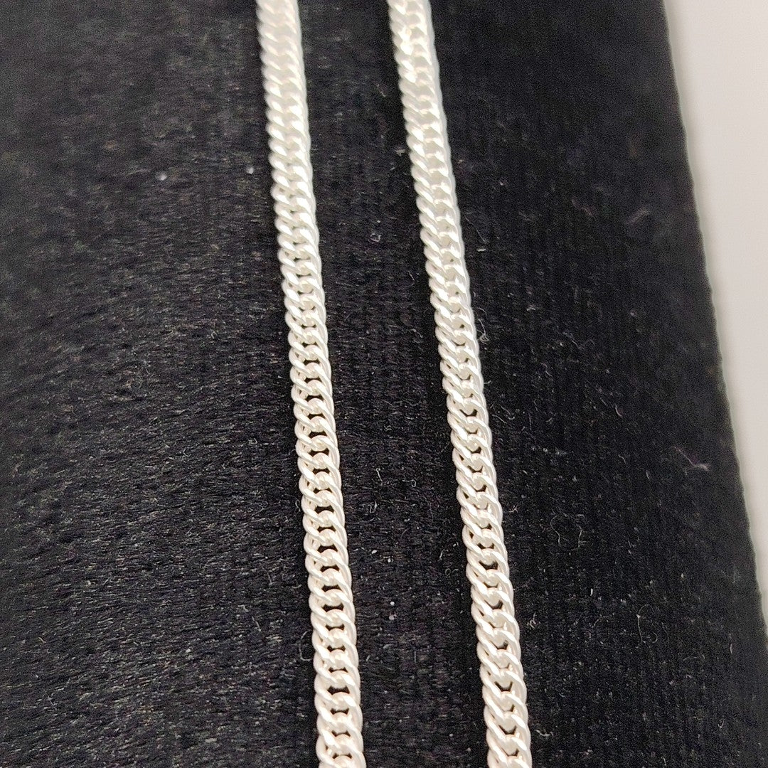 CADENA BARBADA PLATA .925 50 CM 4.12 GR (NUEVO)
