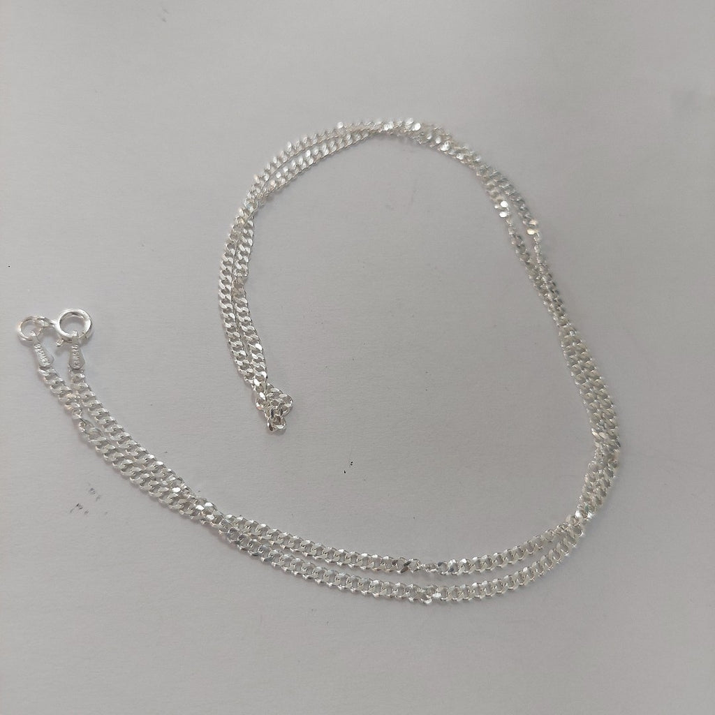 CADENA BARBADA PLATA .925 55 CM 5.83 GR (NUEVO)