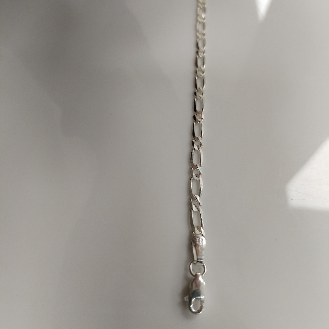 PULSERA TEJIDO 1X1 PLATA .925 18 CM 3.4 GR (NUEVO)