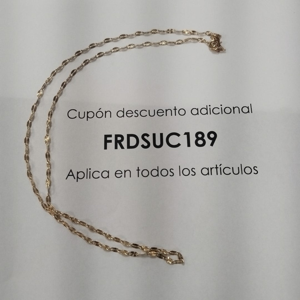 CADENA ORO 10 K 1,70 GRMS (SEMINUEVO)