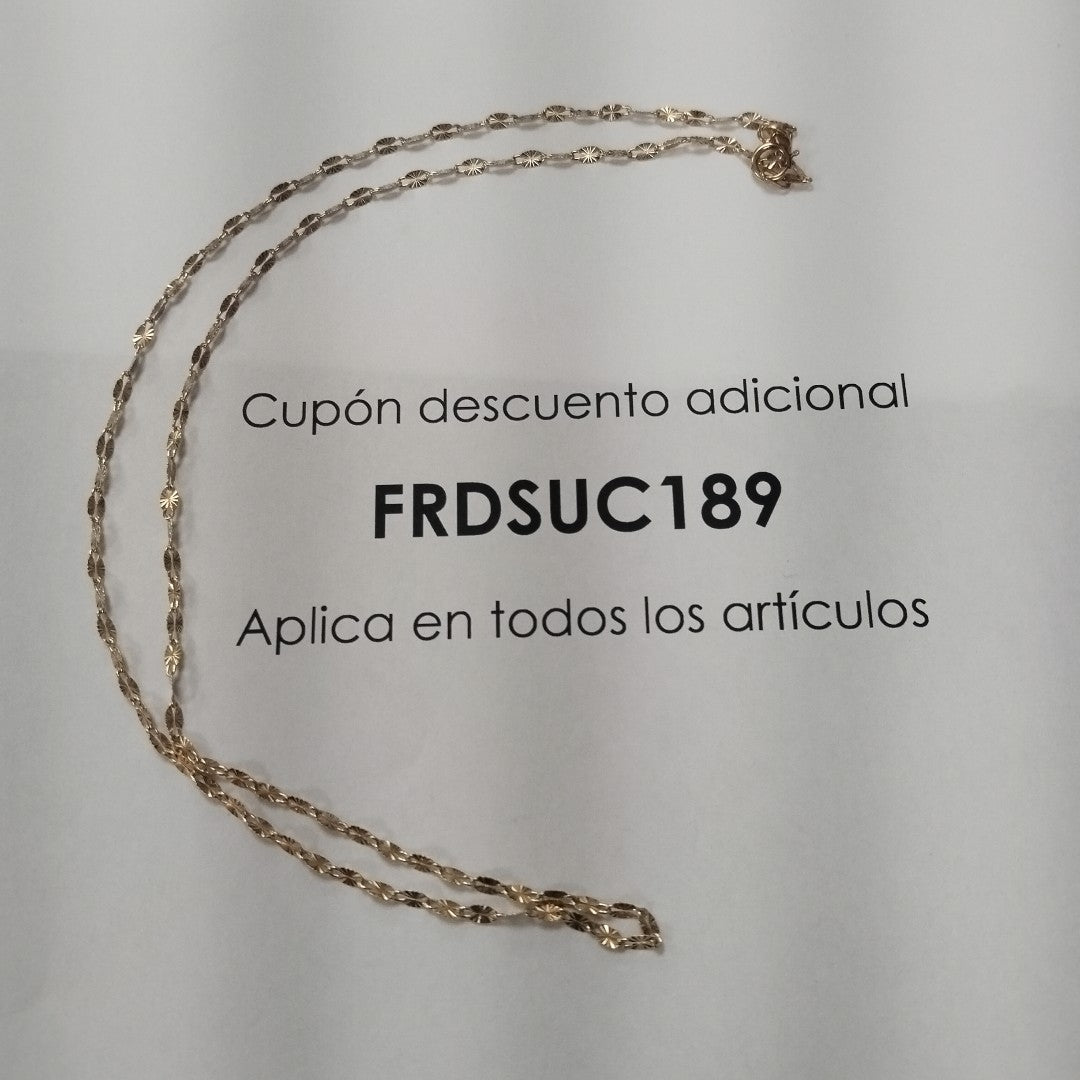 CADENA ORO 10 K 1,70 GRMS (SEMINUEVO)