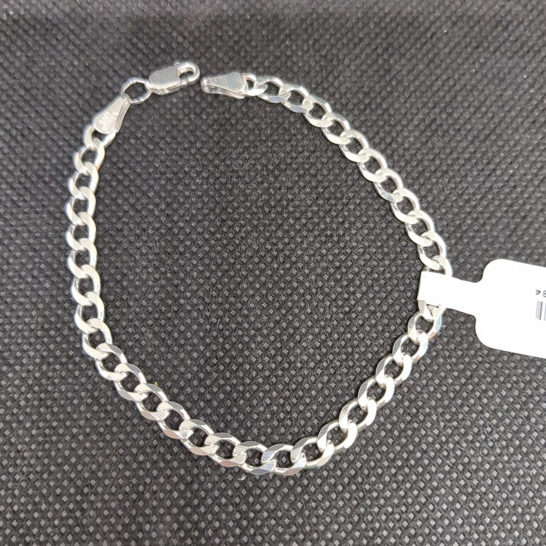 PULSERA BARBADA PLATA .925 18 CM 5.73 GR (NUEVO)