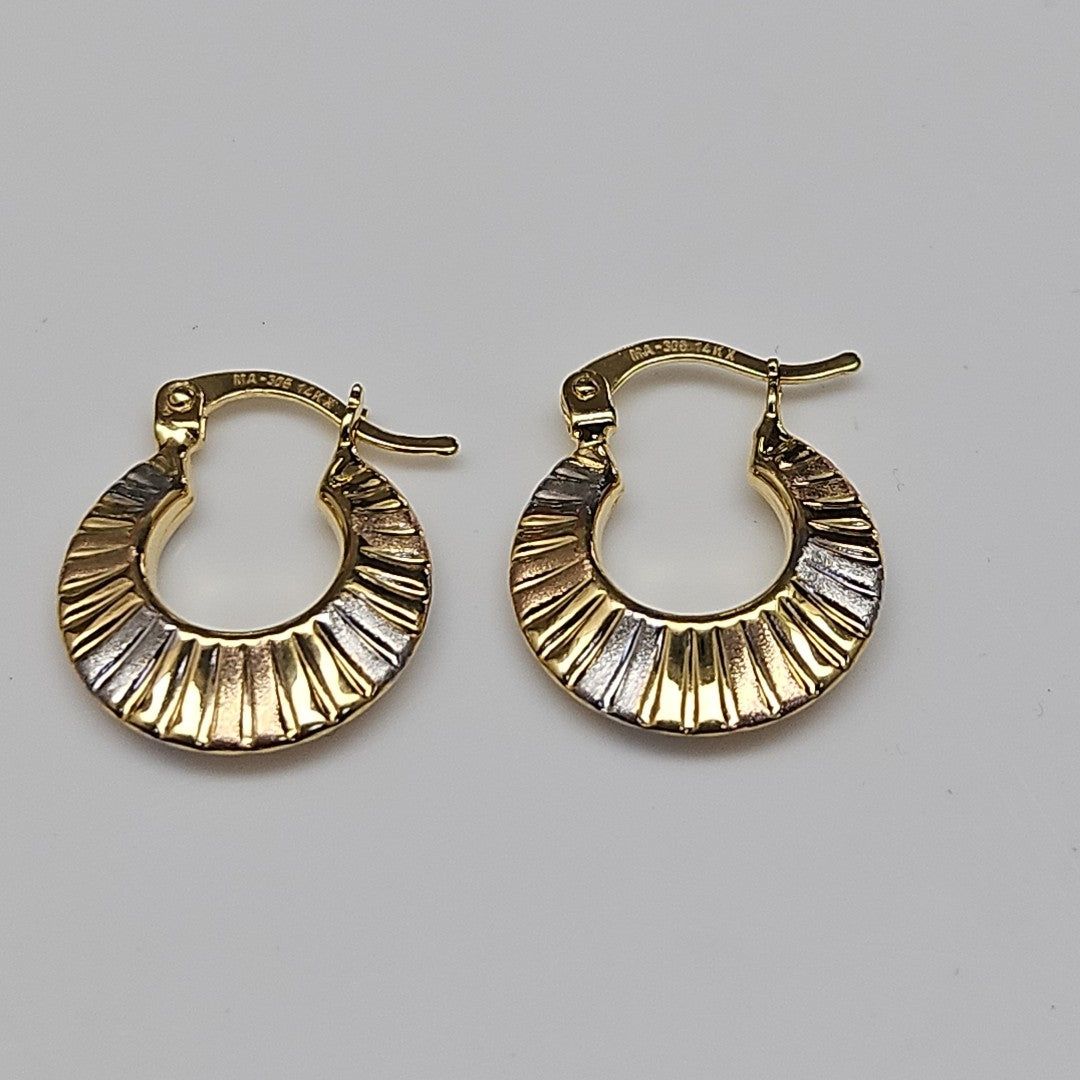 ARRACADAS ORO 14K 1.6 (NUEVO)