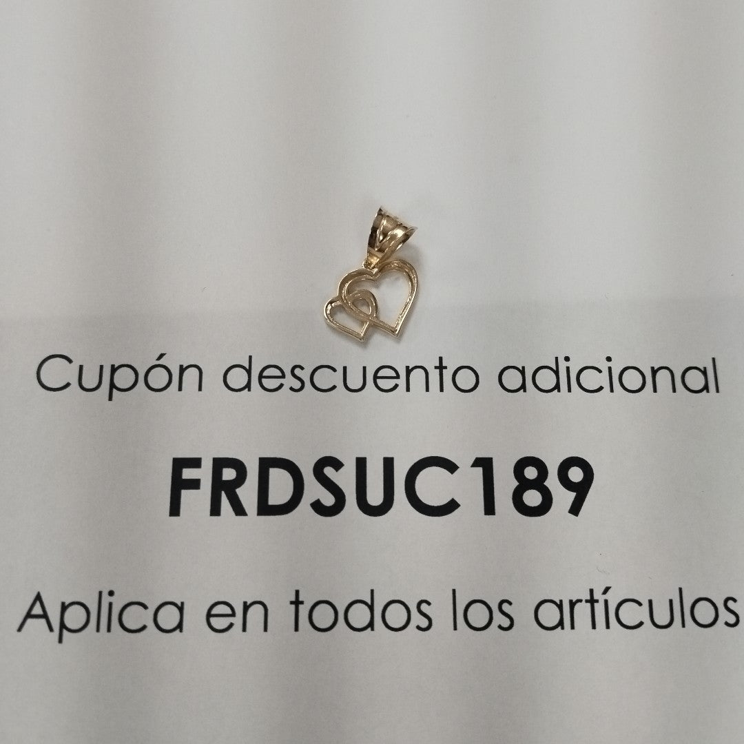 DIJE ORO COMBINADO 14 K 0,90 GRMS (SEMINUEVO)