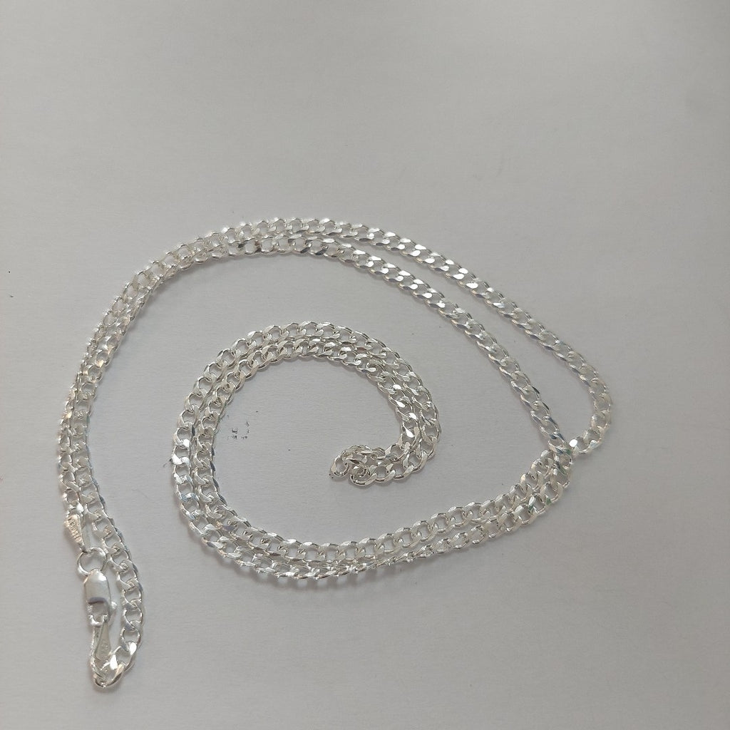 CADENA BARBADA PLATA .925 60 CM 9.52 GR (NUEVO)