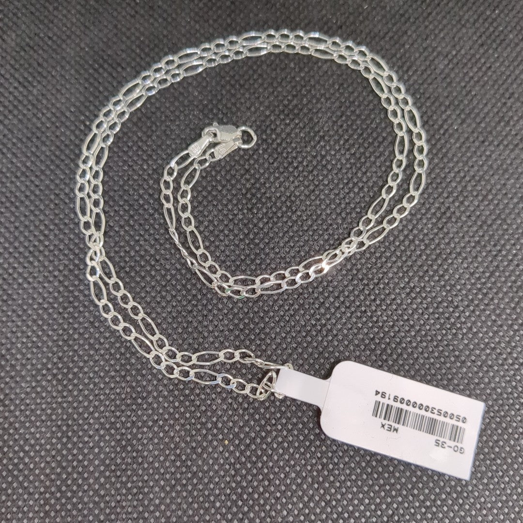 CADENA 3X1 PLATA .925 55 CM 4.33 GR (NUEVO)