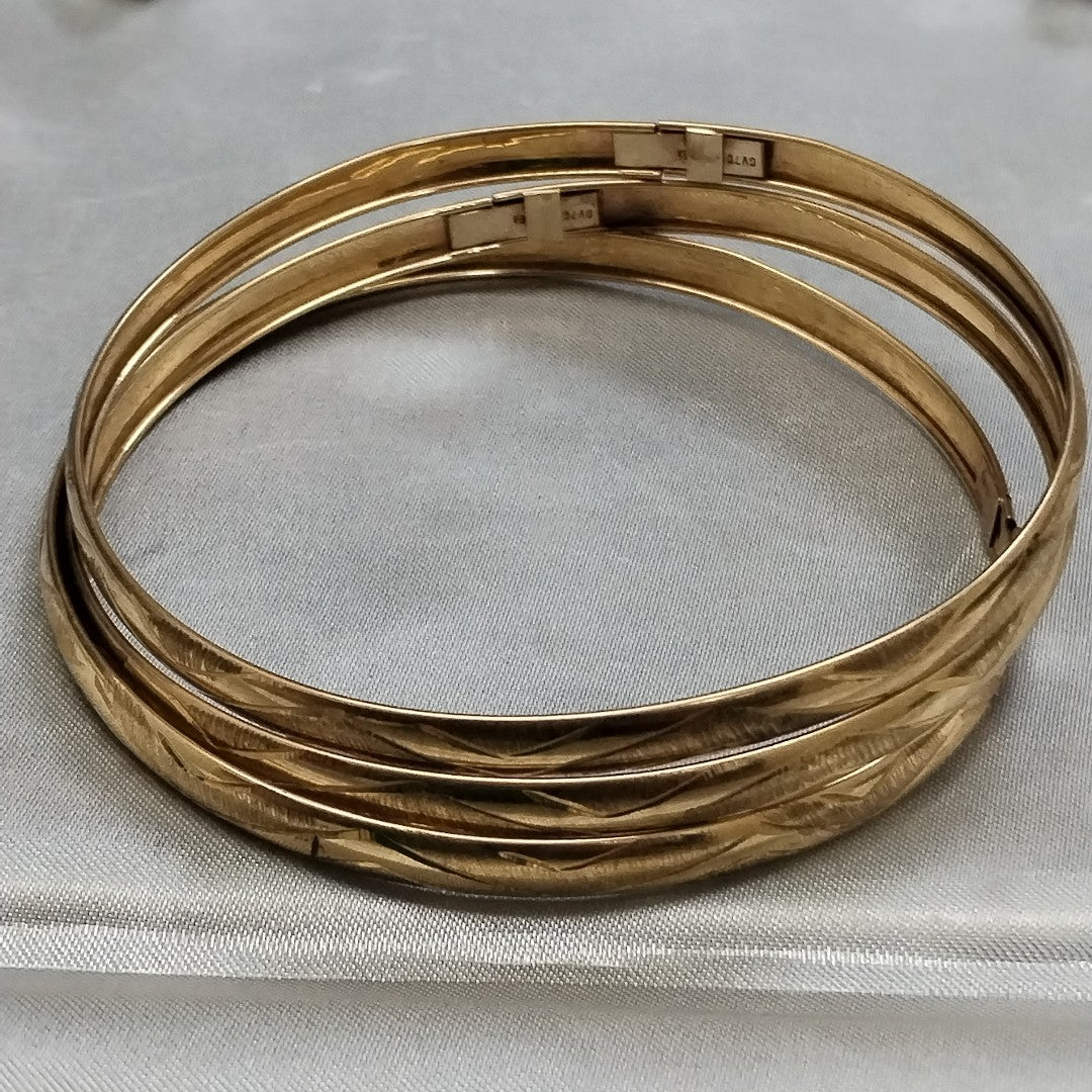 PULSERA RIGIDA ORO 10 K 13.2 GRMS (SEMINUEVO)