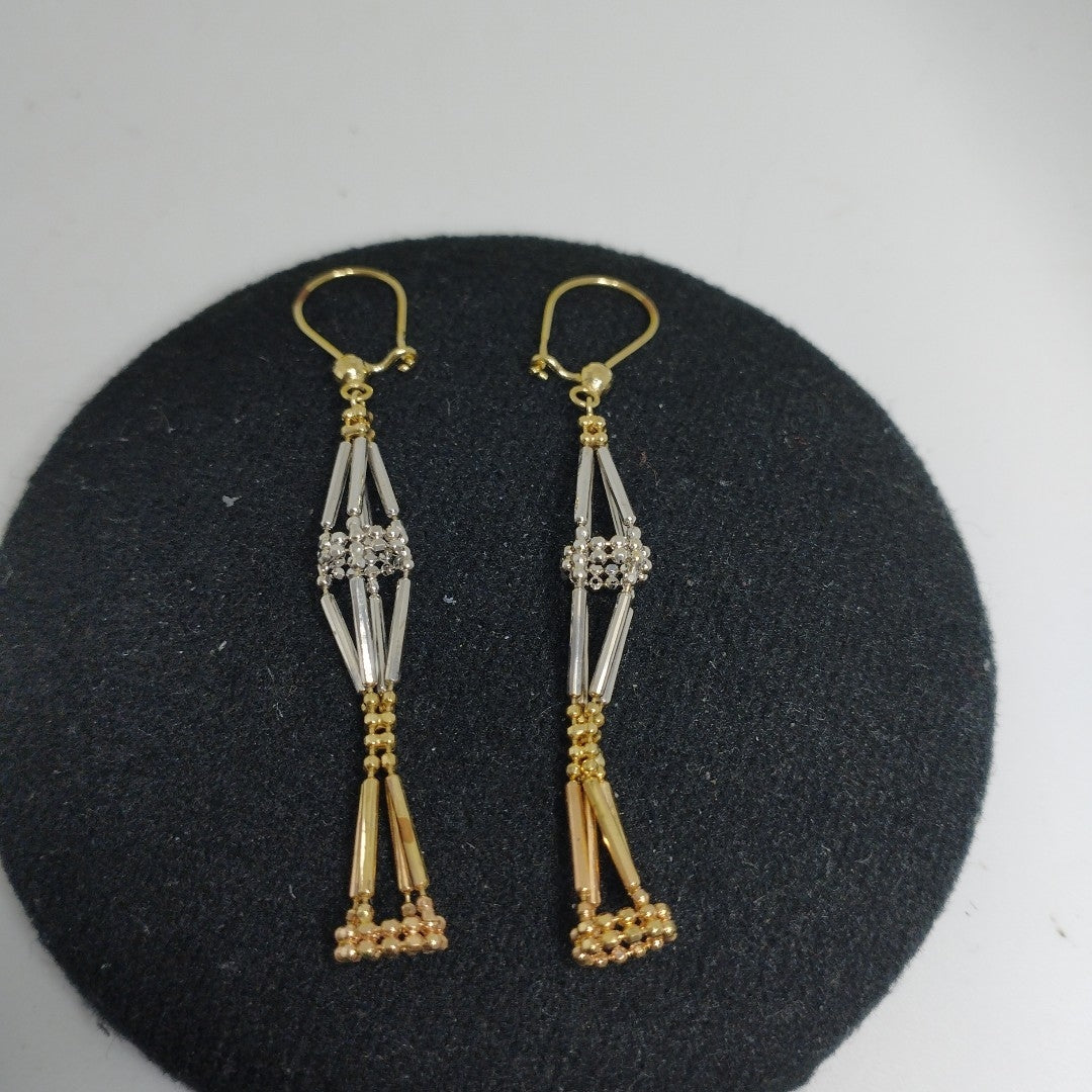 ARETES PAR ORO 14 K 3 GRMS (SEMINUEVO)
