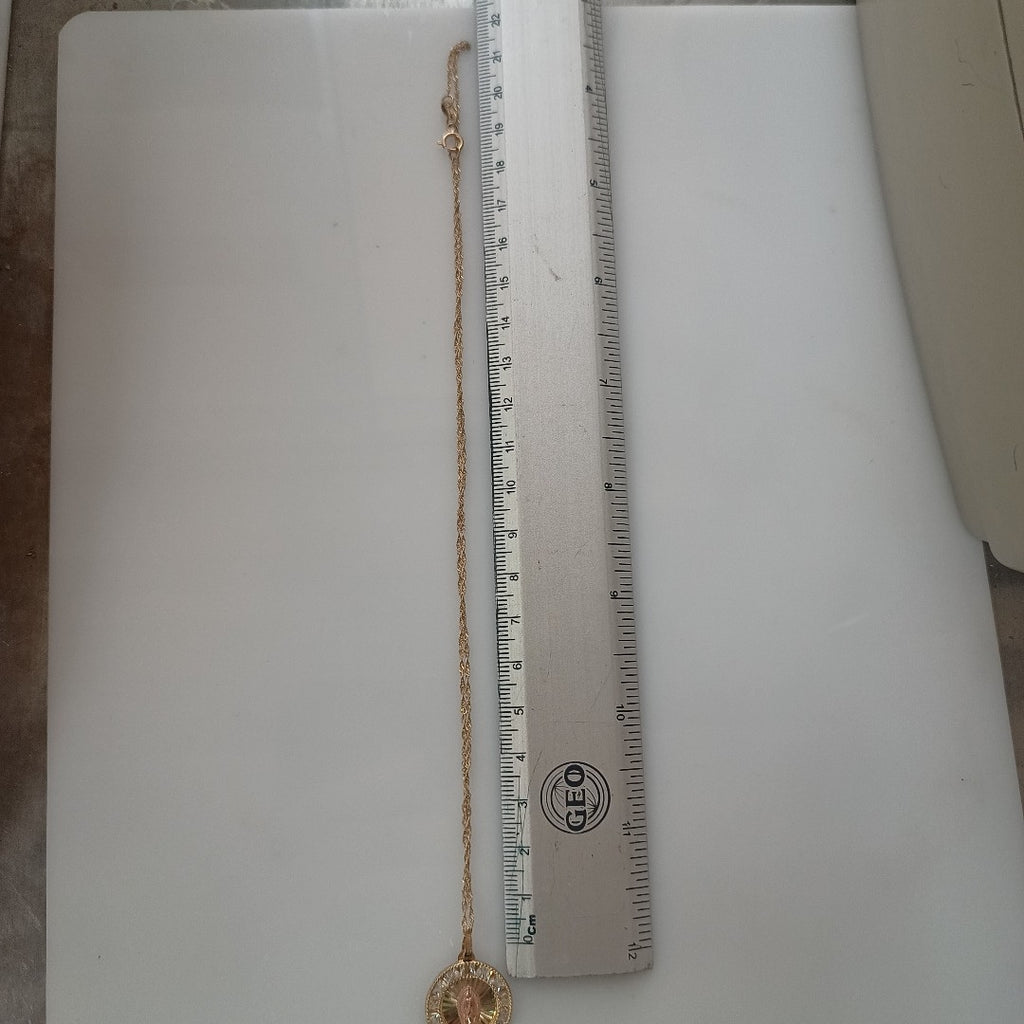 CADENA, DIJE ORO 10 K 2.4 GRMS (SEMINUEVO)