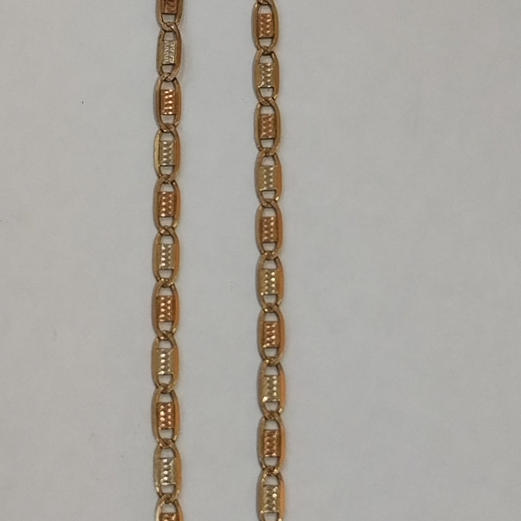 CADENA ORO COMBINADO 10 K 3,30 GRMS (SEMINUEVO)