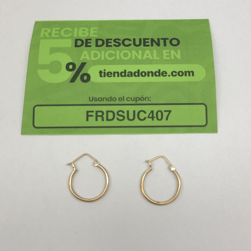 ARRACADAS PAR ORO 10 K 2.7 GRMS (SEMINUEVO)