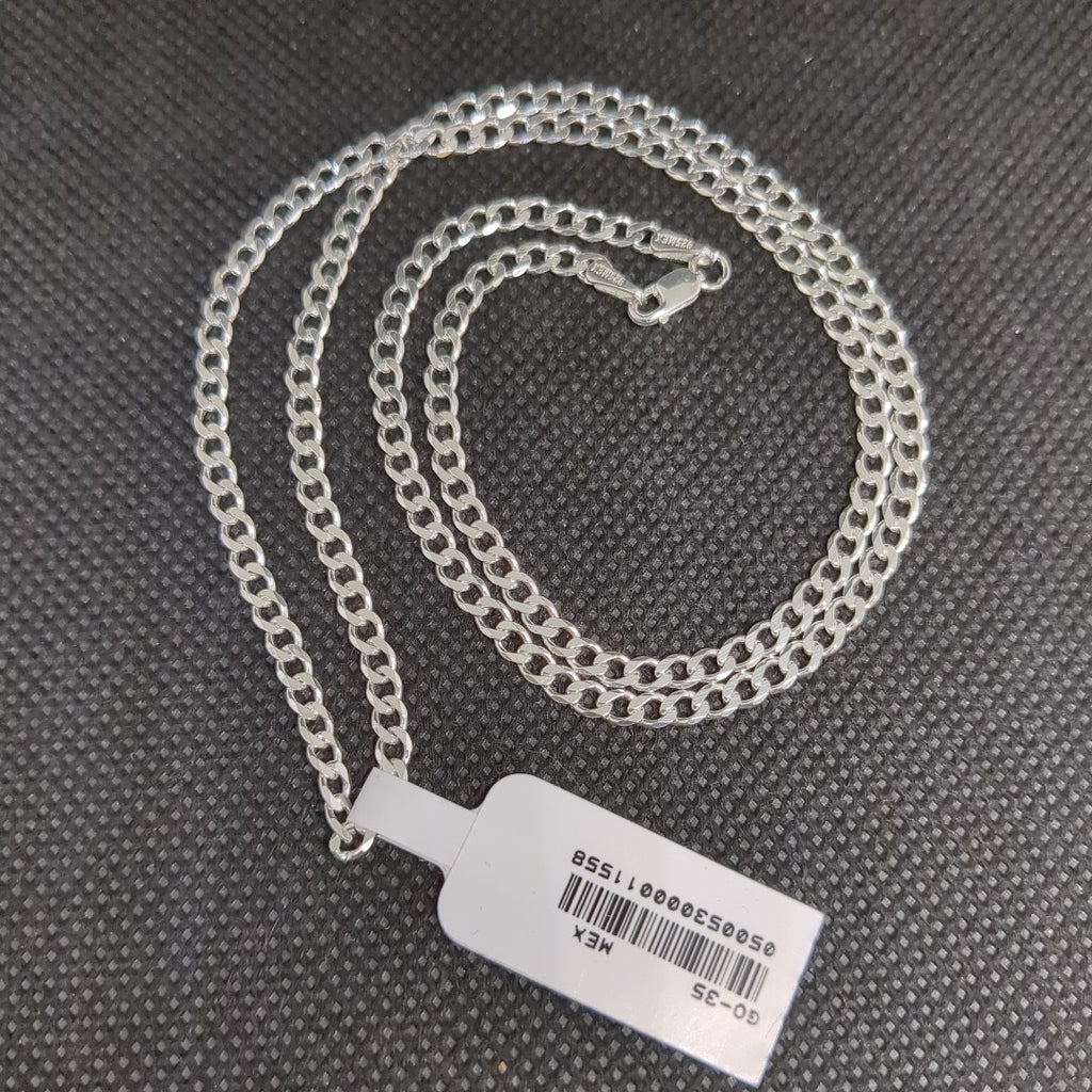 CADENA BARBADA PLATA .925 50 CM 7.12 GR (NUEVO)