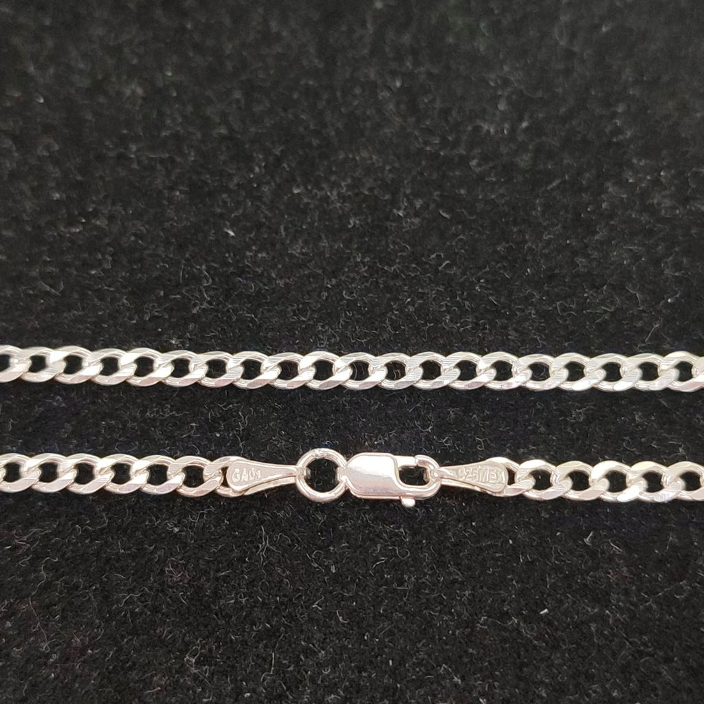 CADENA BARBADA PLATA .925 50 CM 7.52 GR (NUEVO)