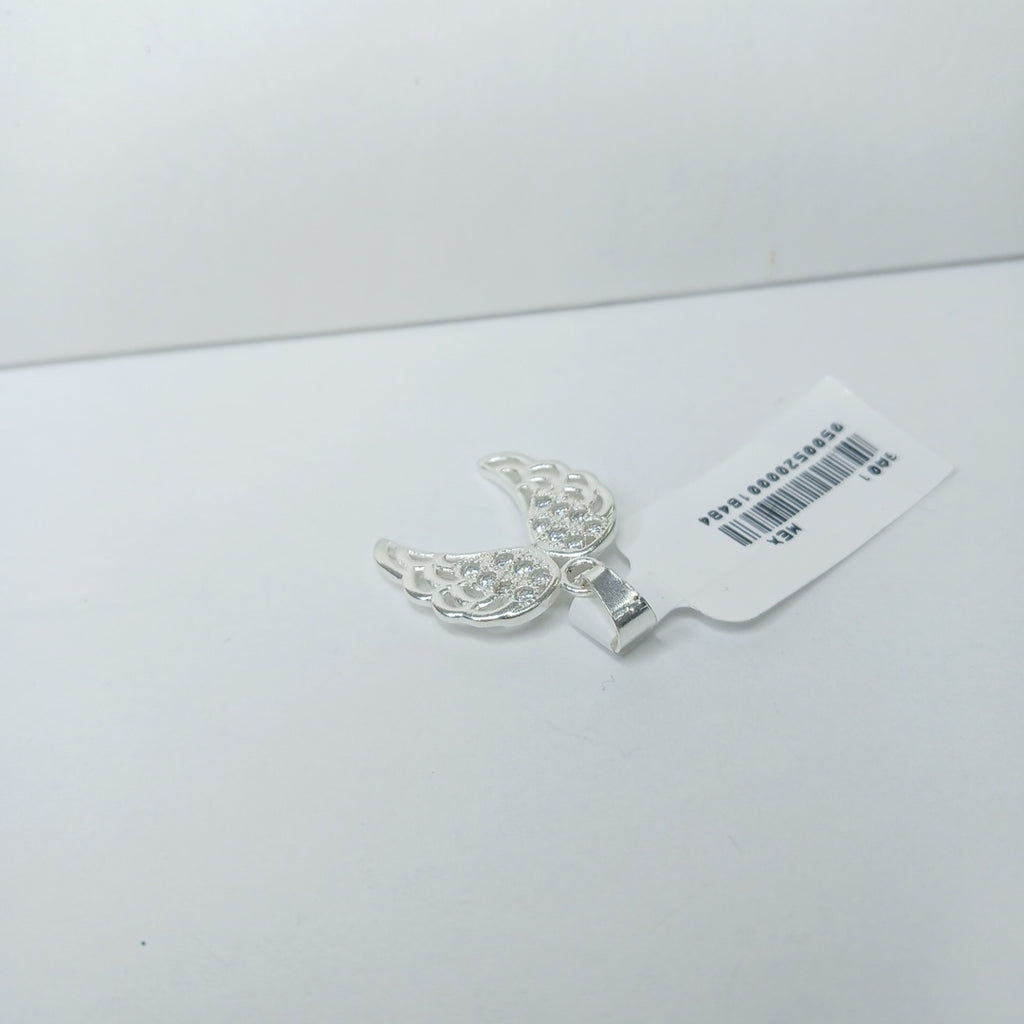 DIJE ALAS C/CIRCONIAS PLATA .925 2.3 GR (NUEVO)