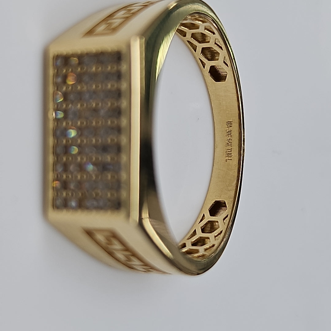 ANILLOS CABALLERO ORO 14K 3.7 (NUEVO)