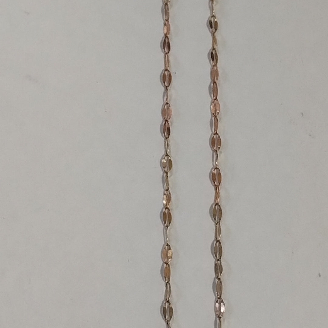 CADENA ORO COMBINADO 10 K 0.9 GRMS (SEMINUEVO)
