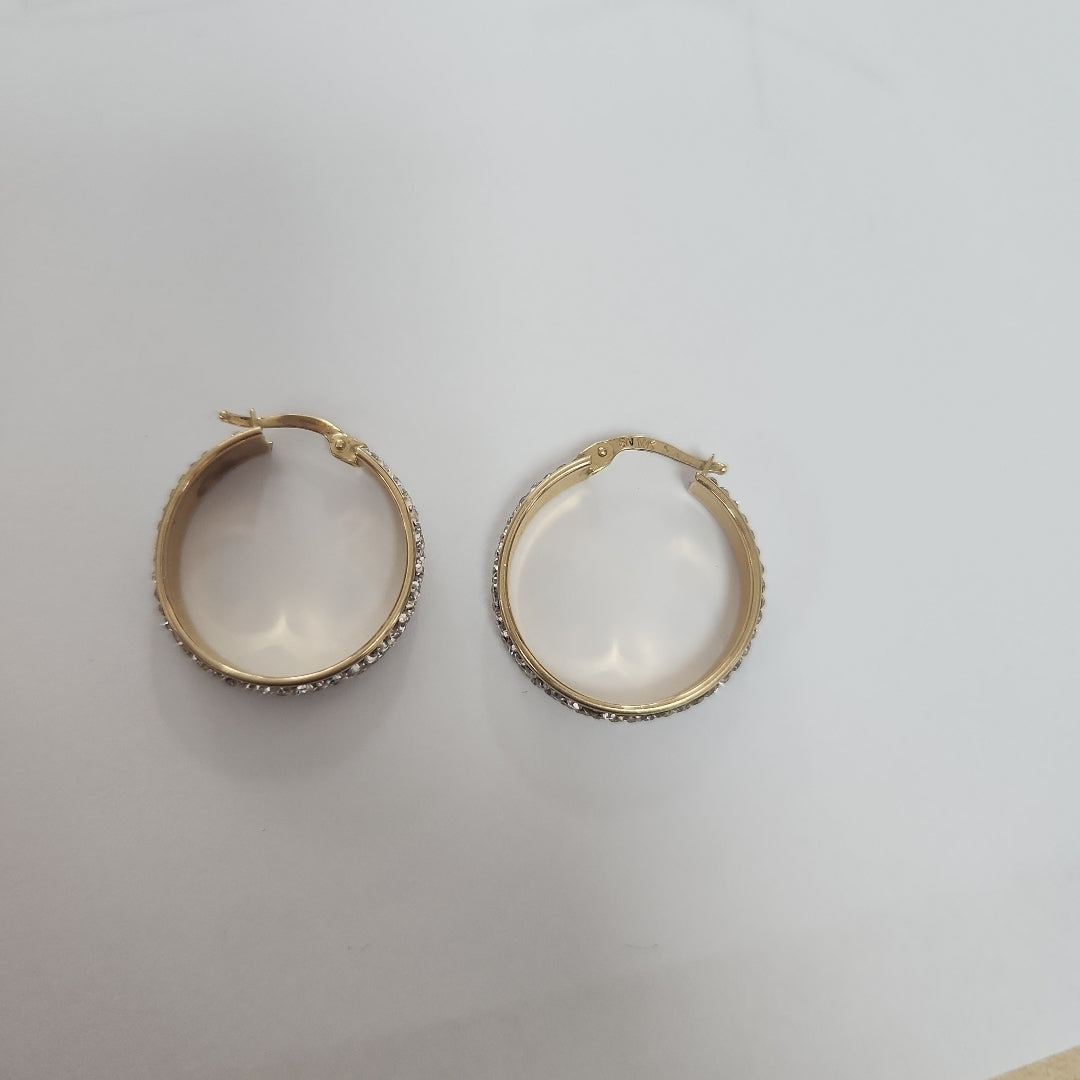 ARRACADAS PAR ORO 14 K 2.9 GRMS (SEMINUEVO)