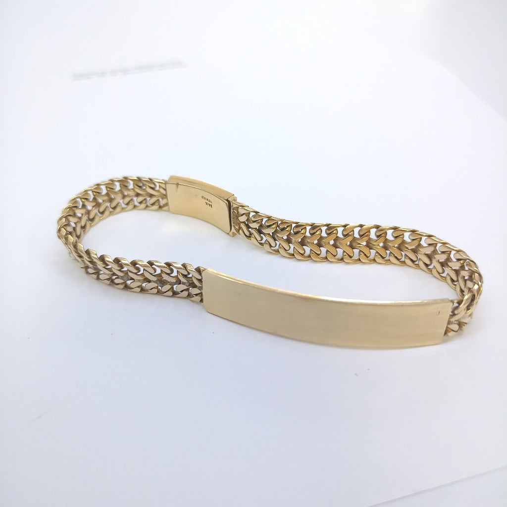 ESCLAVA ORO 14 K 27.6 GRMS (SEMINUEVO)