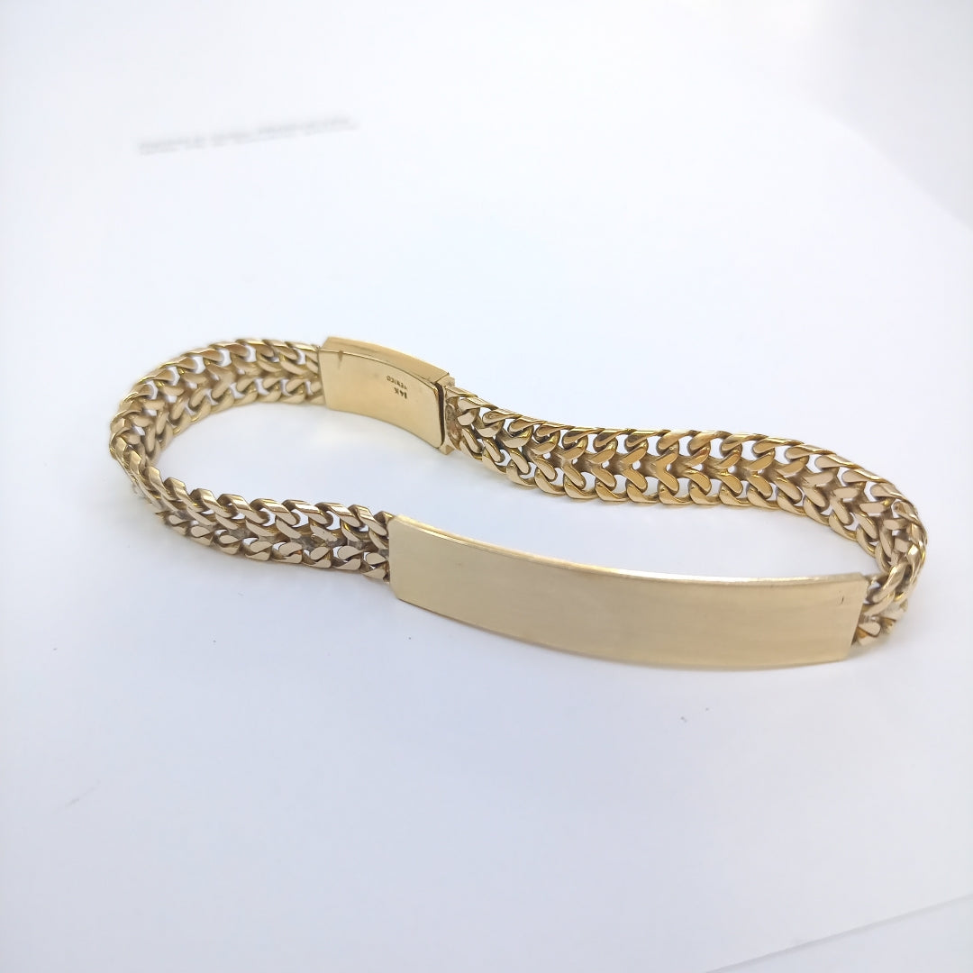 ESCLAVA ORO 14 K 27.6 GRMS (SEMINUEVO)