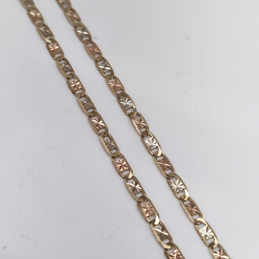 CADENA ORO, ORO COMBINADO 10 K 3.1 GRMS (SEMINUEVO)