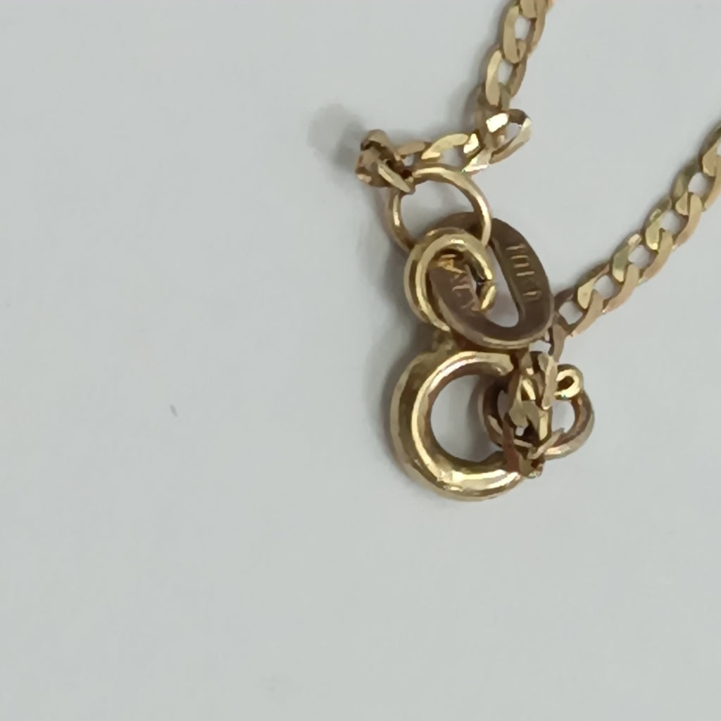 CADENA, DIJE ORO 10 K 2.2 GRMS (SEMINUEVO)