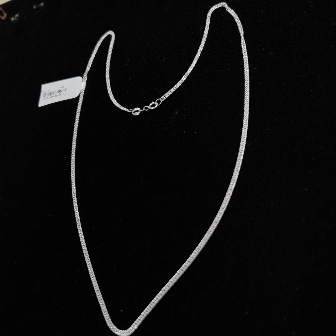 CADENA BARBADA PLATA .925 50 CM 4.12 GR (NUEVO)