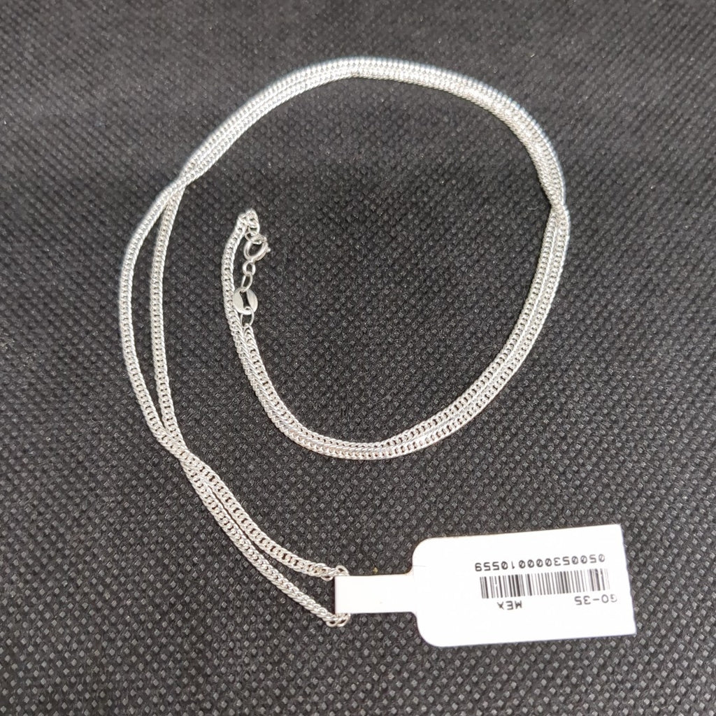 CADENA BARBADA PLATA .925 60 CM 5.02 GR (NUEVO)