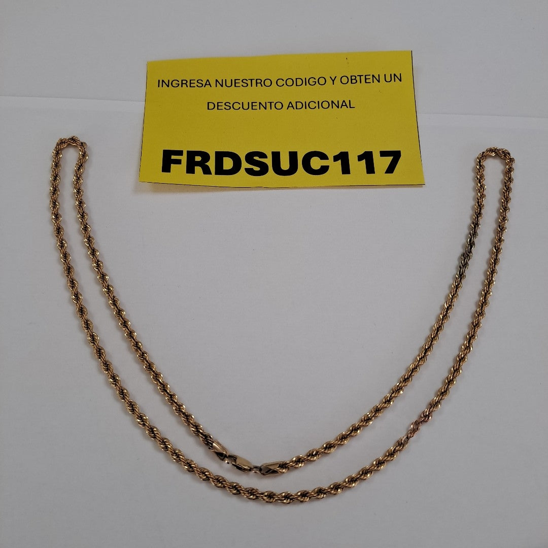 CADENA ORO 10 K 6.7 GRMS (SEMINUEVO)