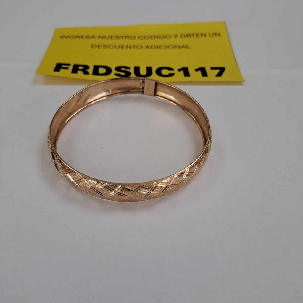 PULSERA RIGIDA ORO 10 K 6.9 GRMS (SEMINUEVO)