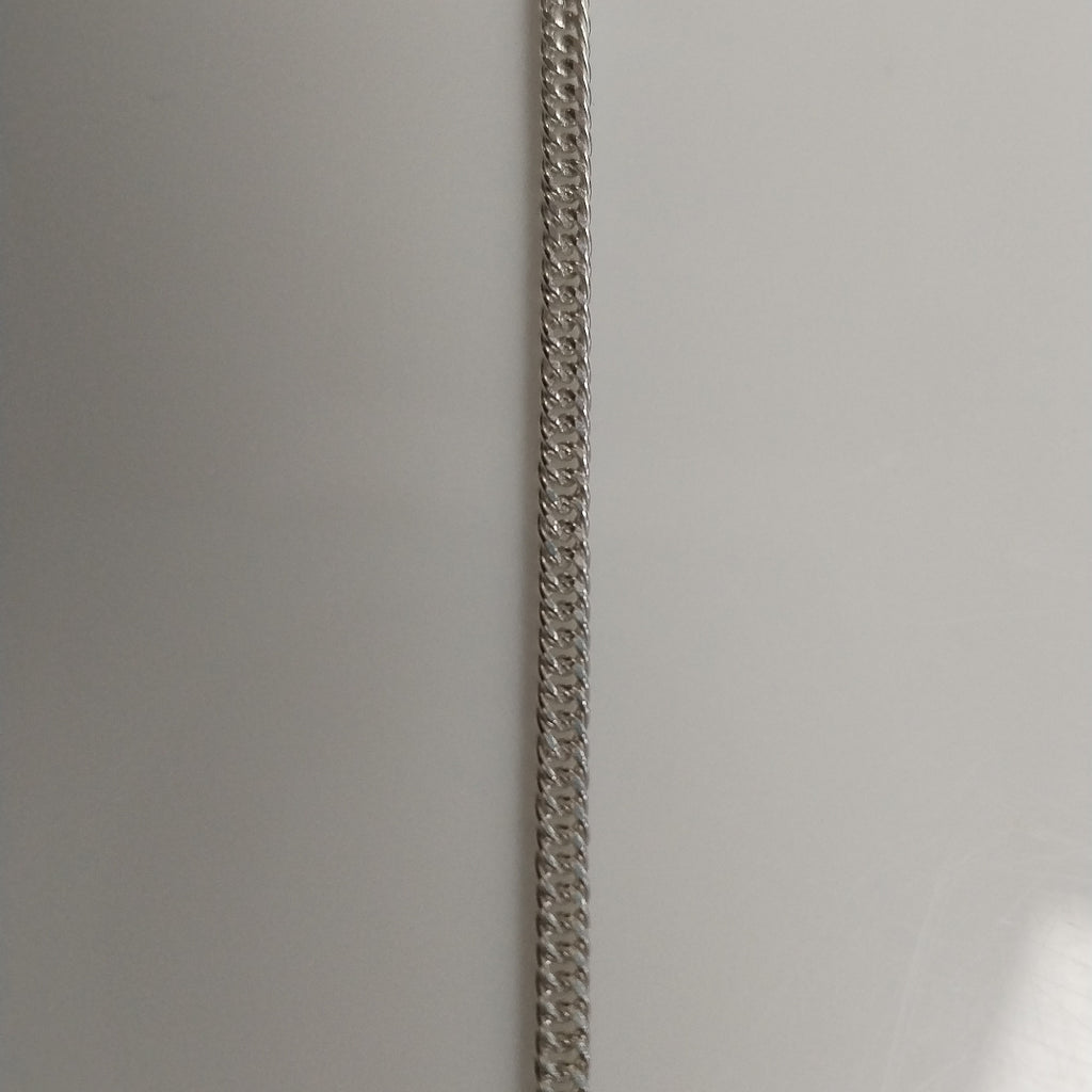 CADENA BARBADA PLATA .925 50 CM 4.22 GR (NUEVO)