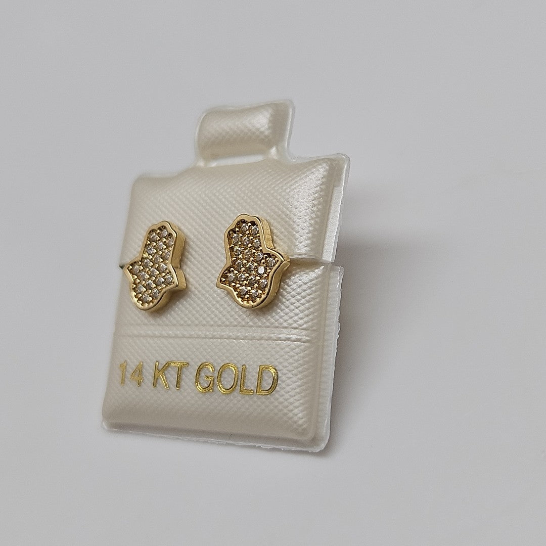 BROQUELES ORO 14K 1.3 (NUEVO)