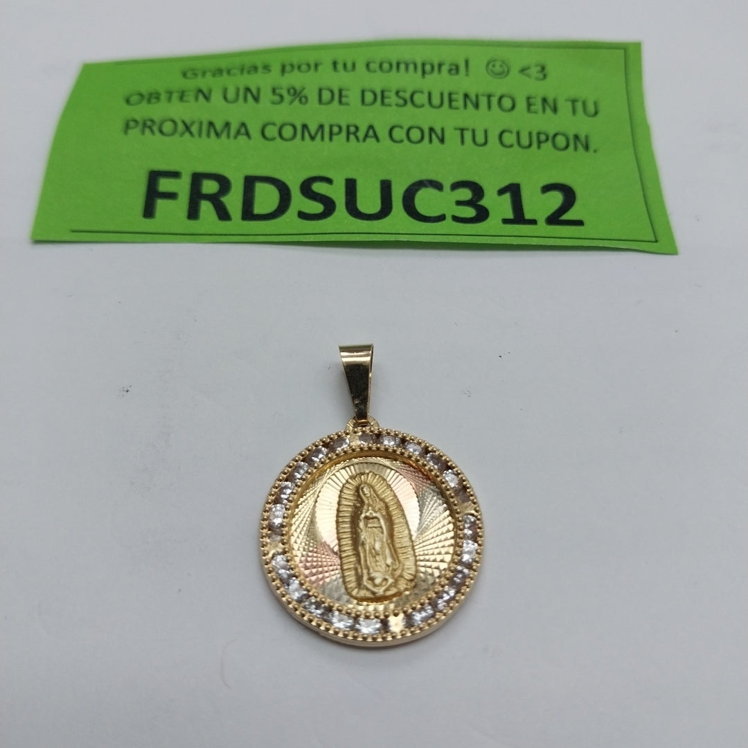 MEDALLA PERSONAL ORO 10 K 1.5 GRMS (SEMINUEVO)