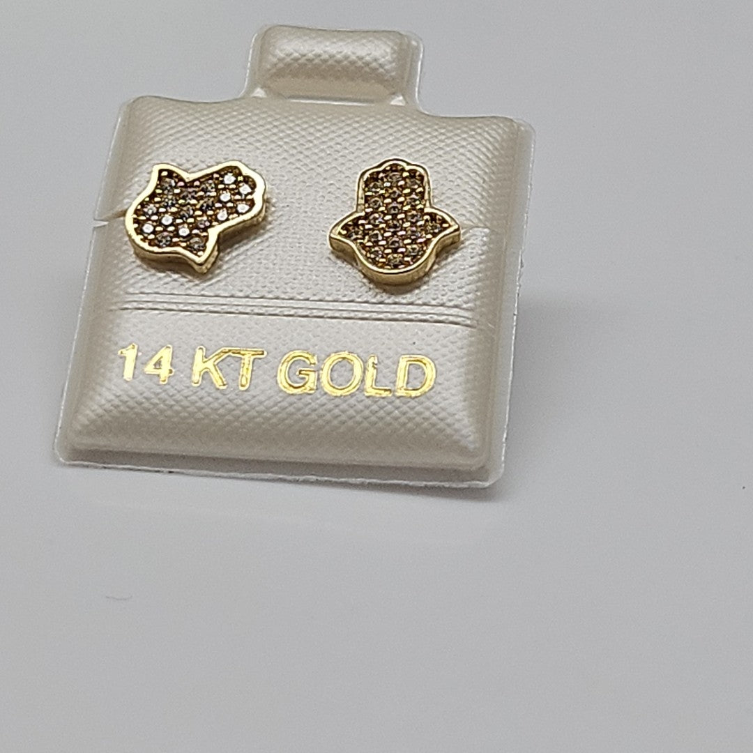 BROQUELES ORO 14K 1.3 (NUEVO)