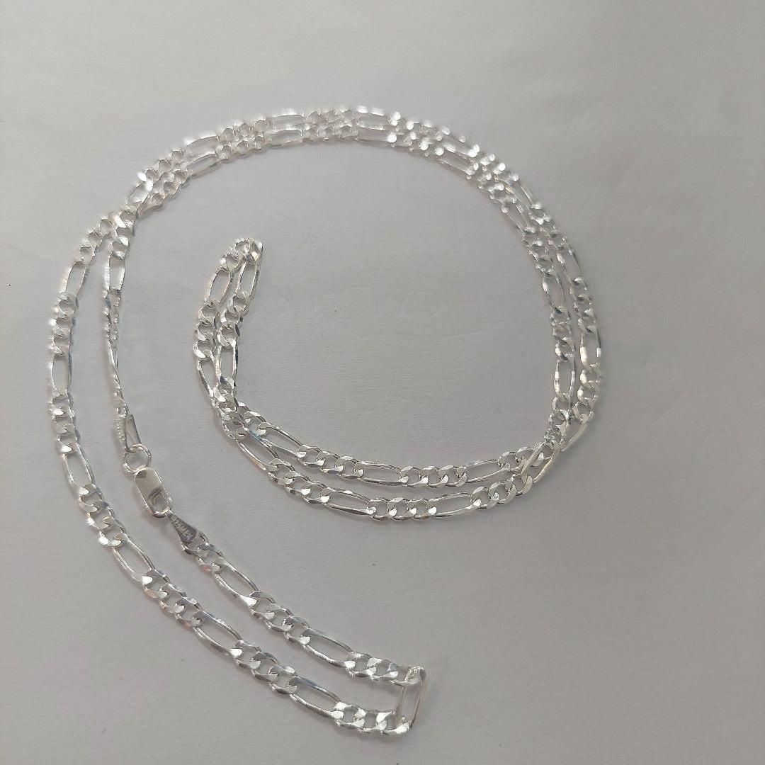 CADENA 3X1 PLATA .925 60 CM 8.02 GR (NUEVO)