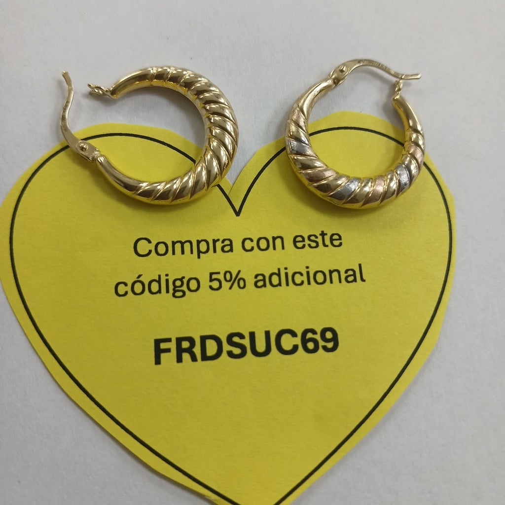 ARRACADAS ORO 14K 1.8 (NUEVO)