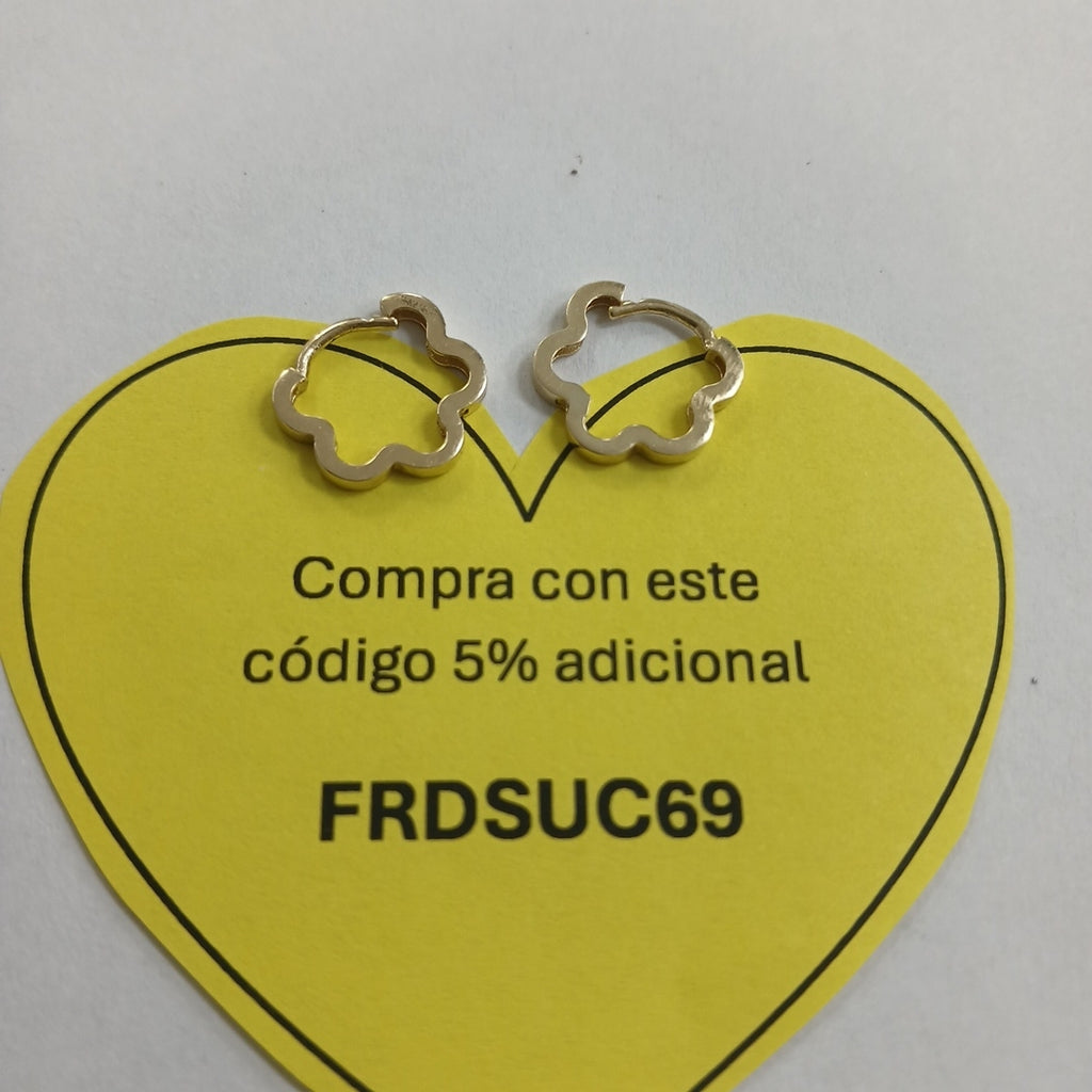 HUGGIES ORO 14K 1.4 (NUEVO)