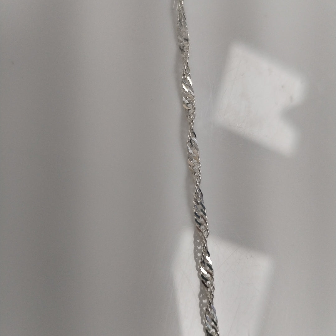 CADENA MEDIO TZL PLATA .925 55 CM 4.12 GR (NUEVO)