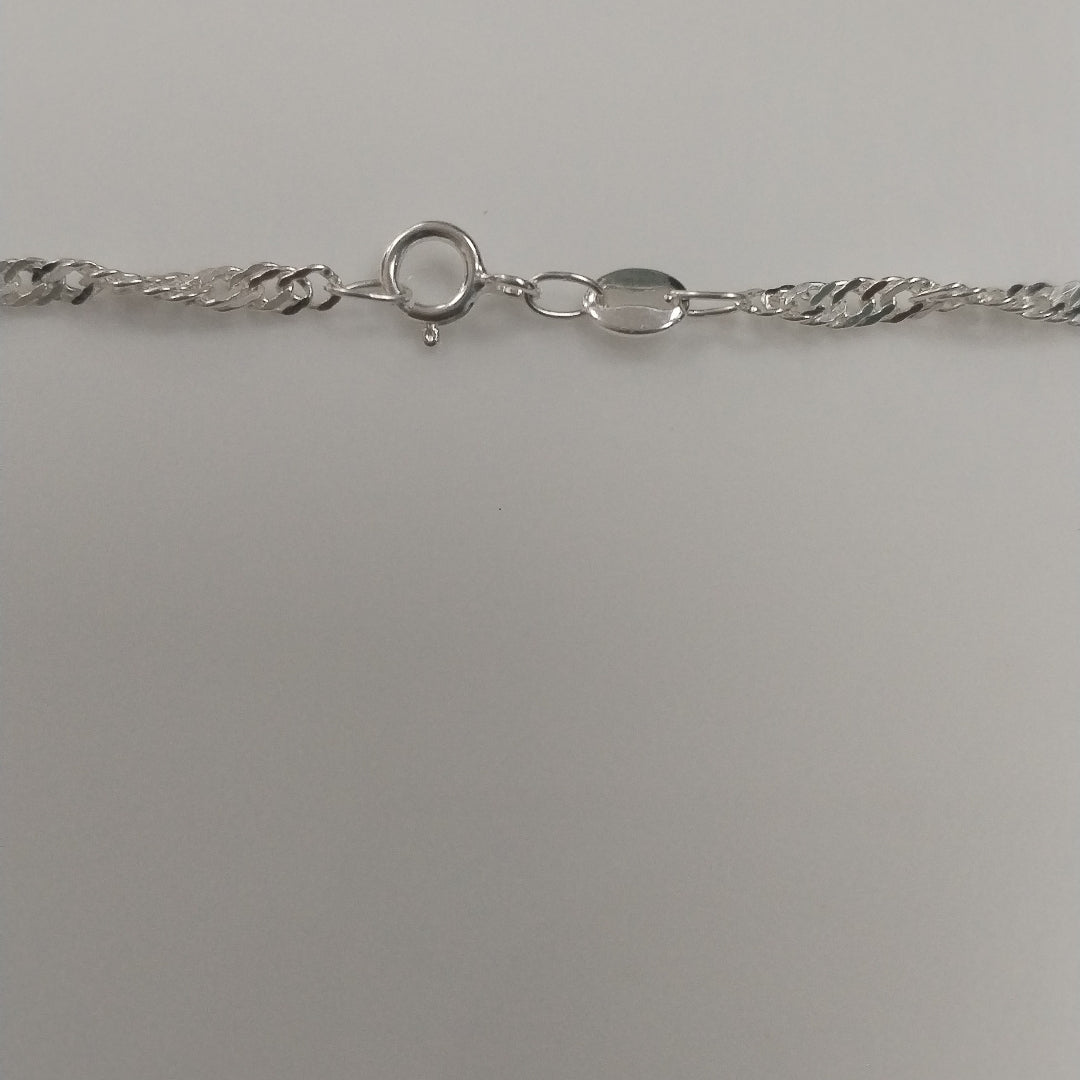 CADENA MEDIO TZL PLATA .925 55 CM 4.12 GR (NUEVO)