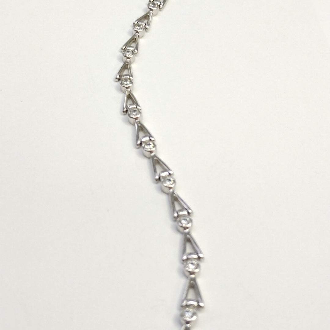 PULSERA ORO BLANCO 14 K 11,70 GRMS (SEMINUEVO)