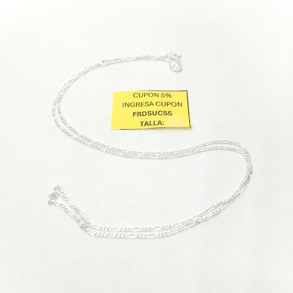 CADENA TEJIDO 3X1 PLATA .925 55 CM 2.2 GR (NUEVO)