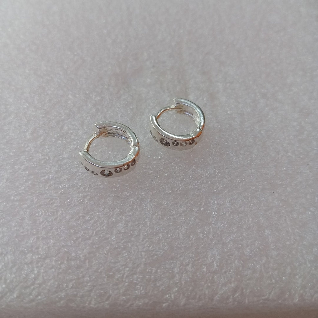 ARRACADAS C/CIRCONIAS PLATA .925 2.4 GR (NUEVO)